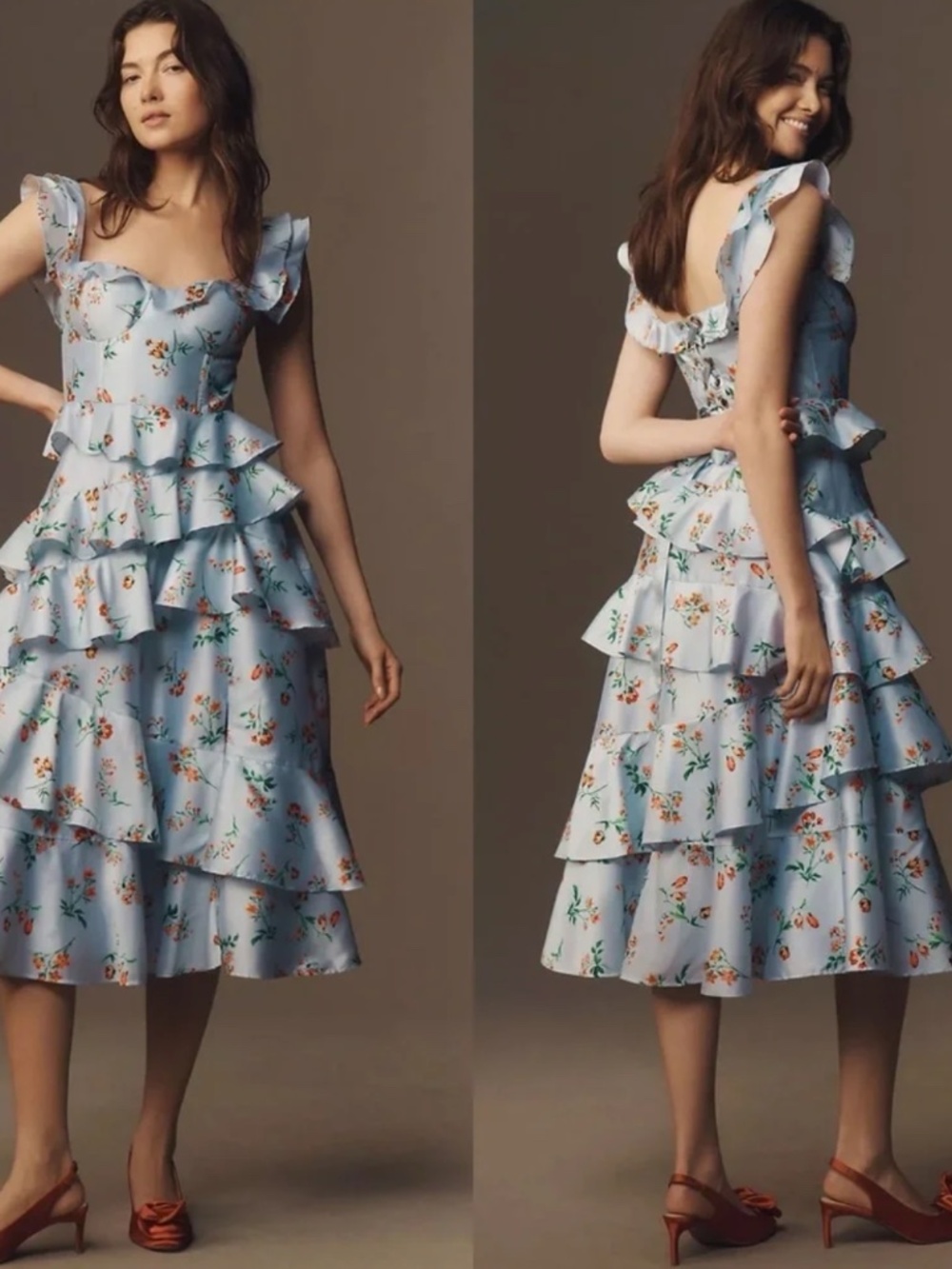 BHLDN Sydney Corset Anthropologie dress